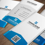 Blue Visiting Card