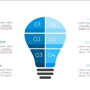Creative Idea Bulb PowerPoint Template – Editable Infographics - Image 6