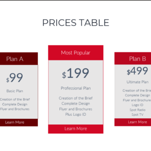 Pricing Table PowerPoint Template – 16 Editable Slides - Image 3